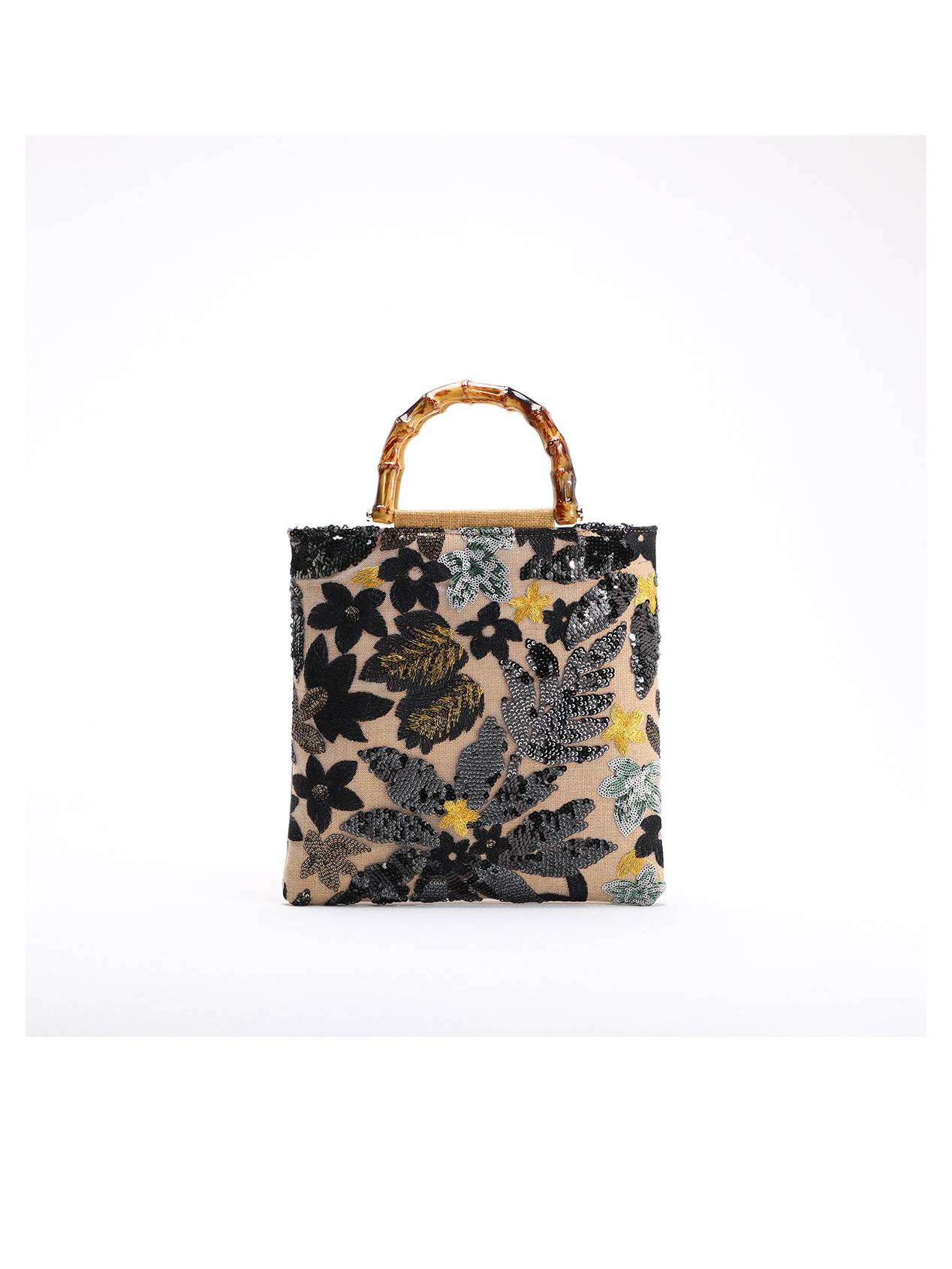 Flower Sequin Handbag