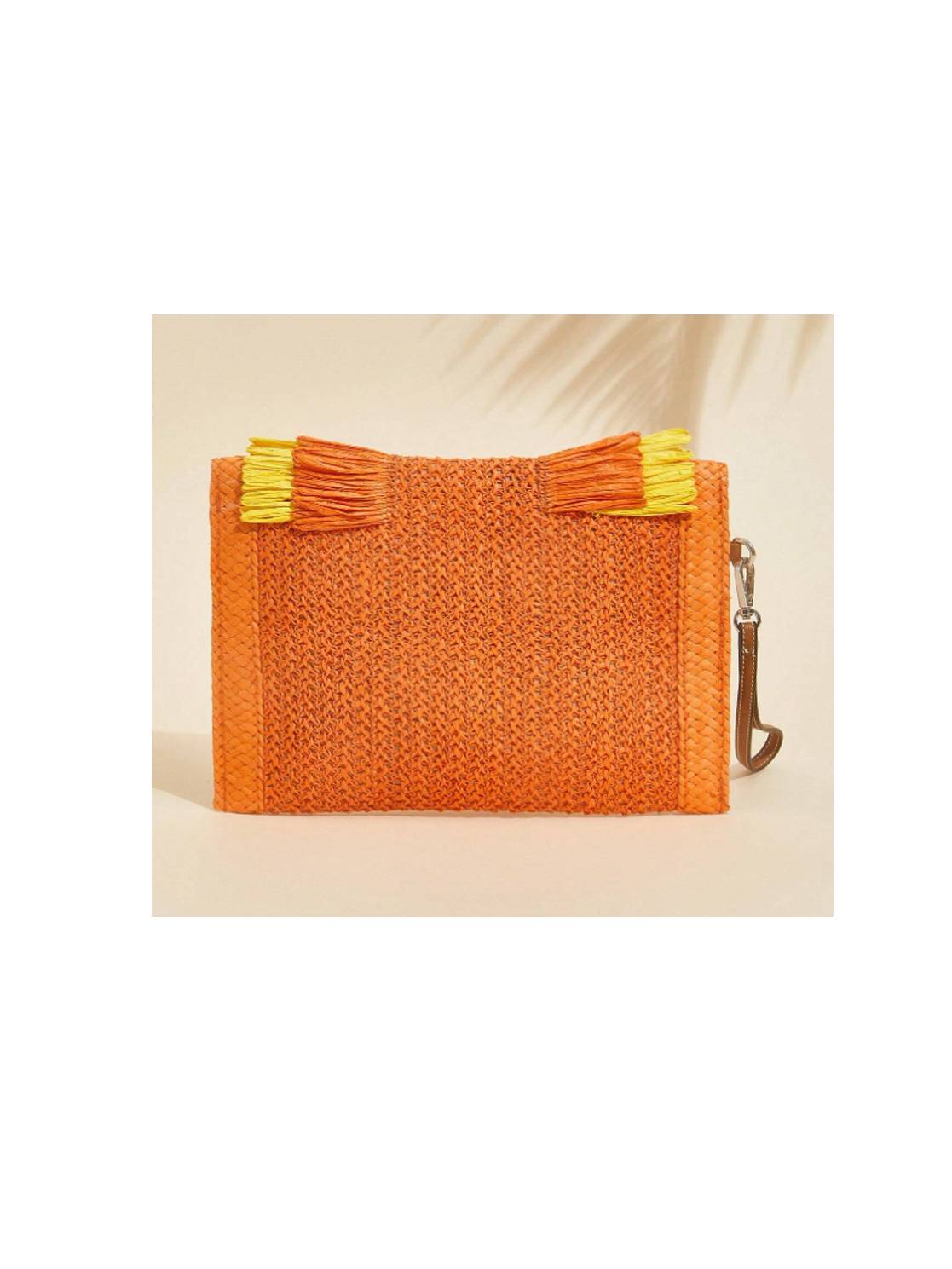 Tassel Straw Bag Clutch