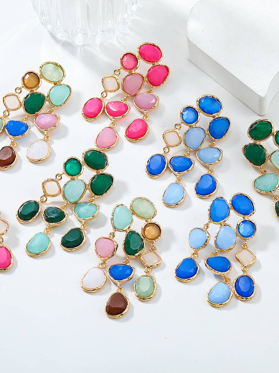 Colored Bohemian Earrings