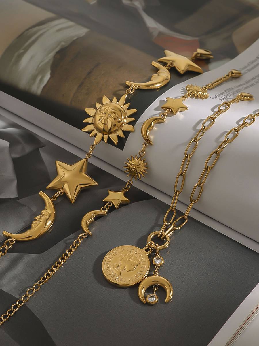 Sun Star Moon Bracelet
