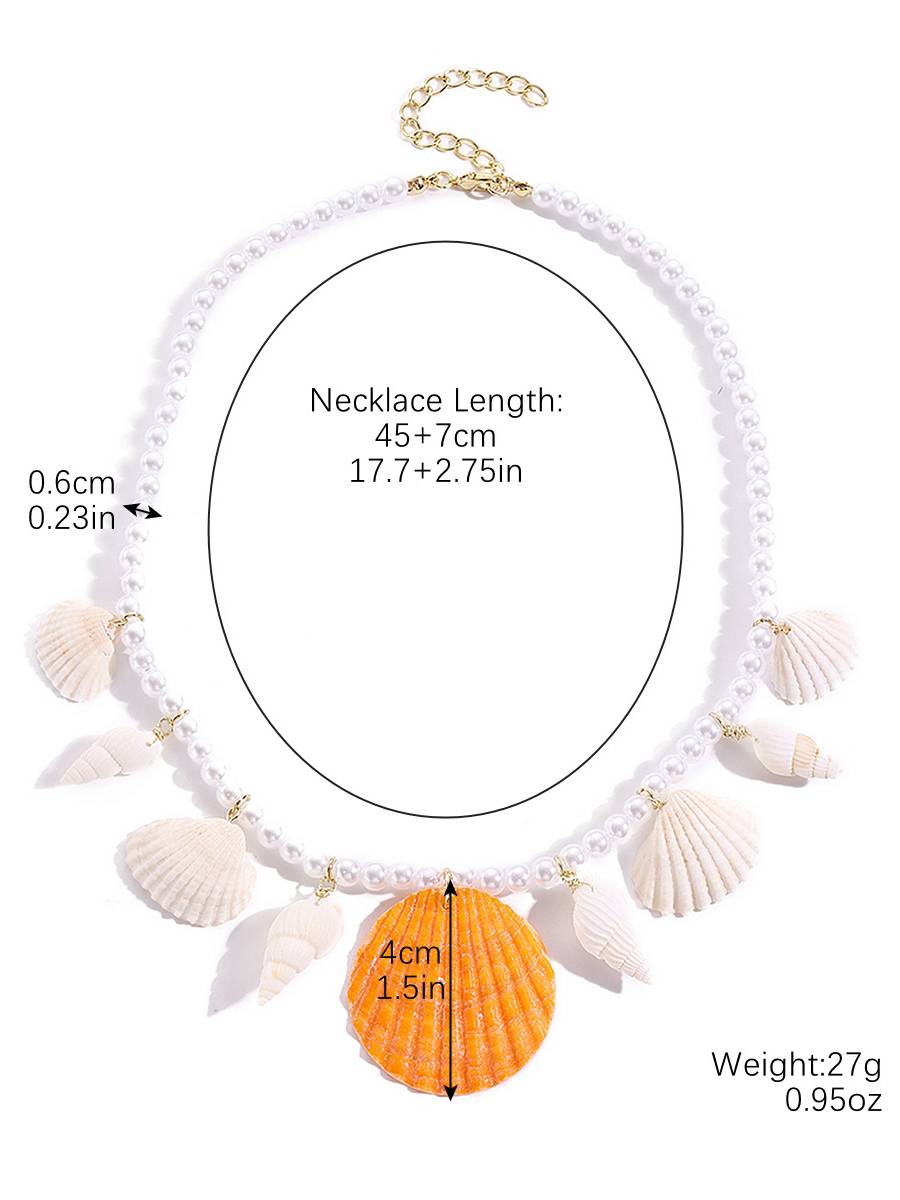 Vacation Style Shell Necklace