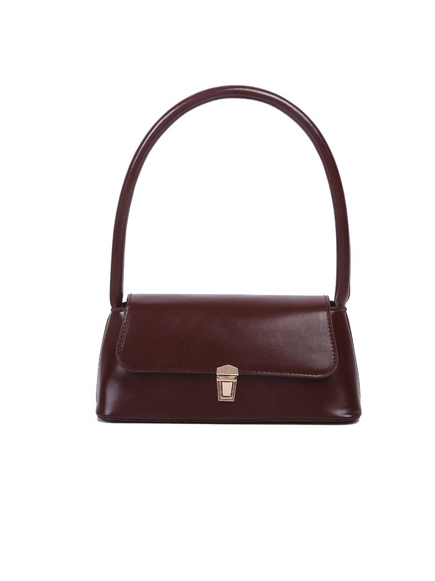 Vintage One-Shoulder Underarm Baguette Bag