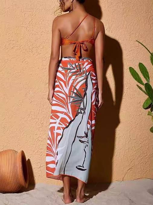 Beaded Bikini Two-piece Set