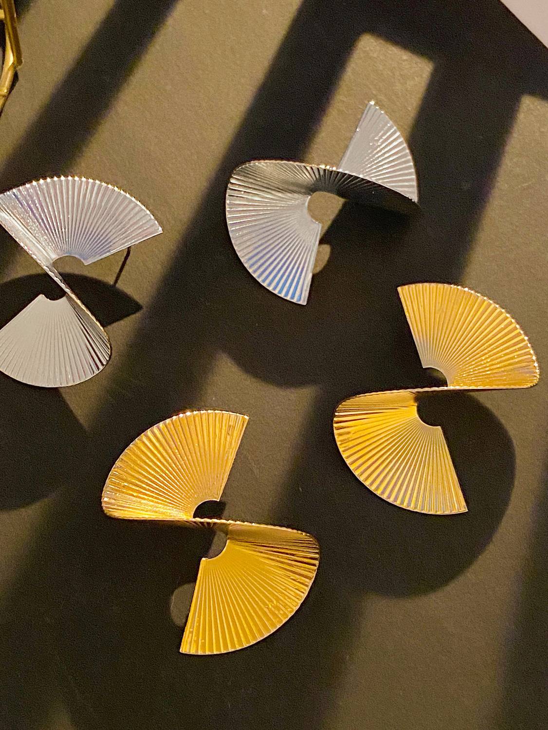 Irregular Fan-shaped Earrings