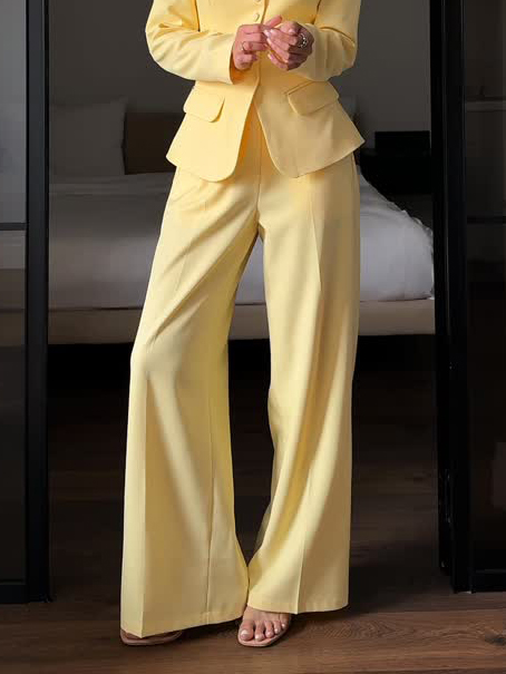 Elegant Slim-fit Suit Pants