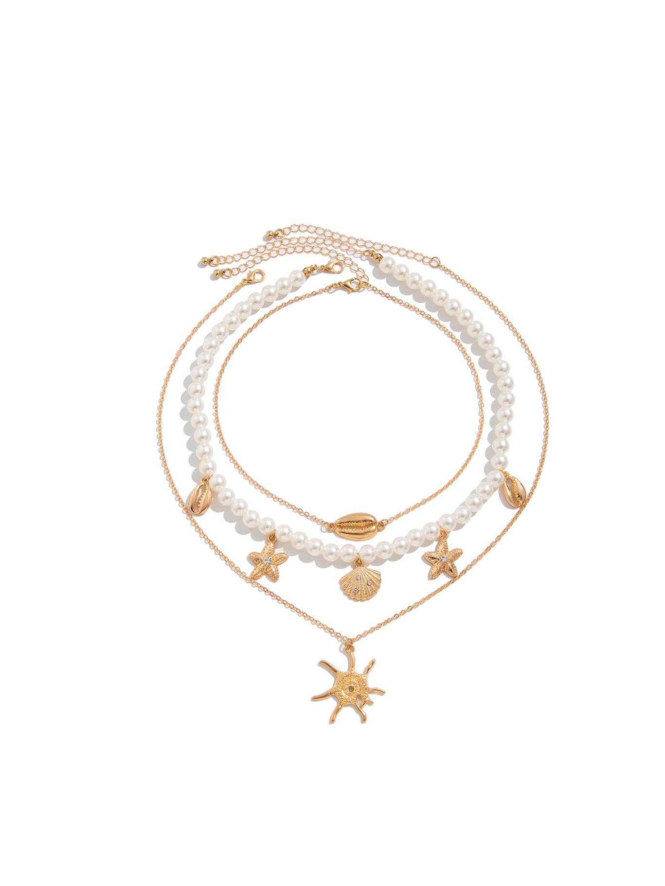 Pearl Shell Starfish Necklace