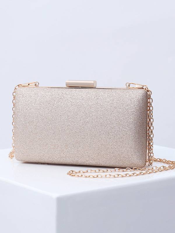 Minimalist Shiny Clutch Chain Bag