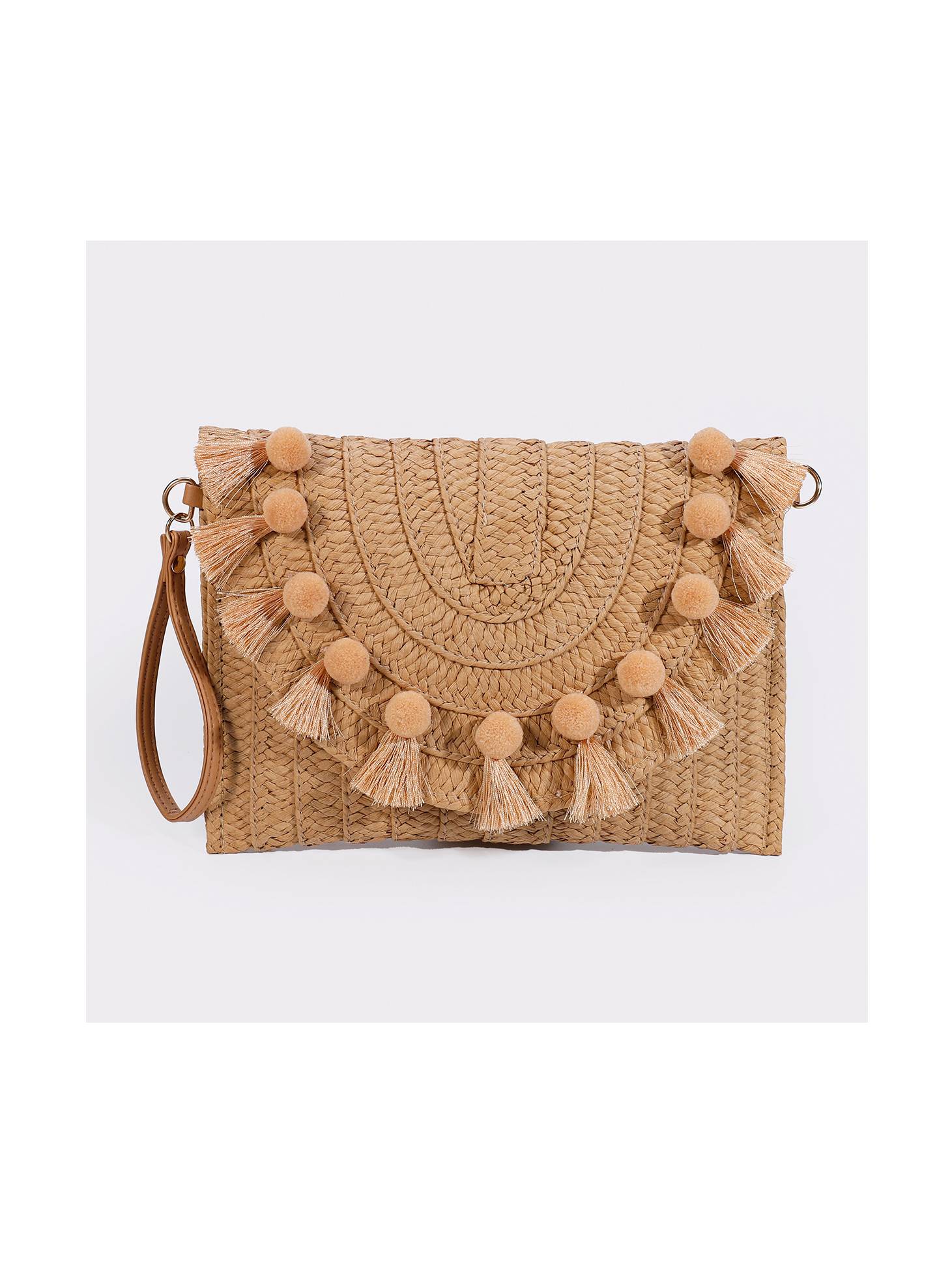 Bohemian Tassel Straw Bag
