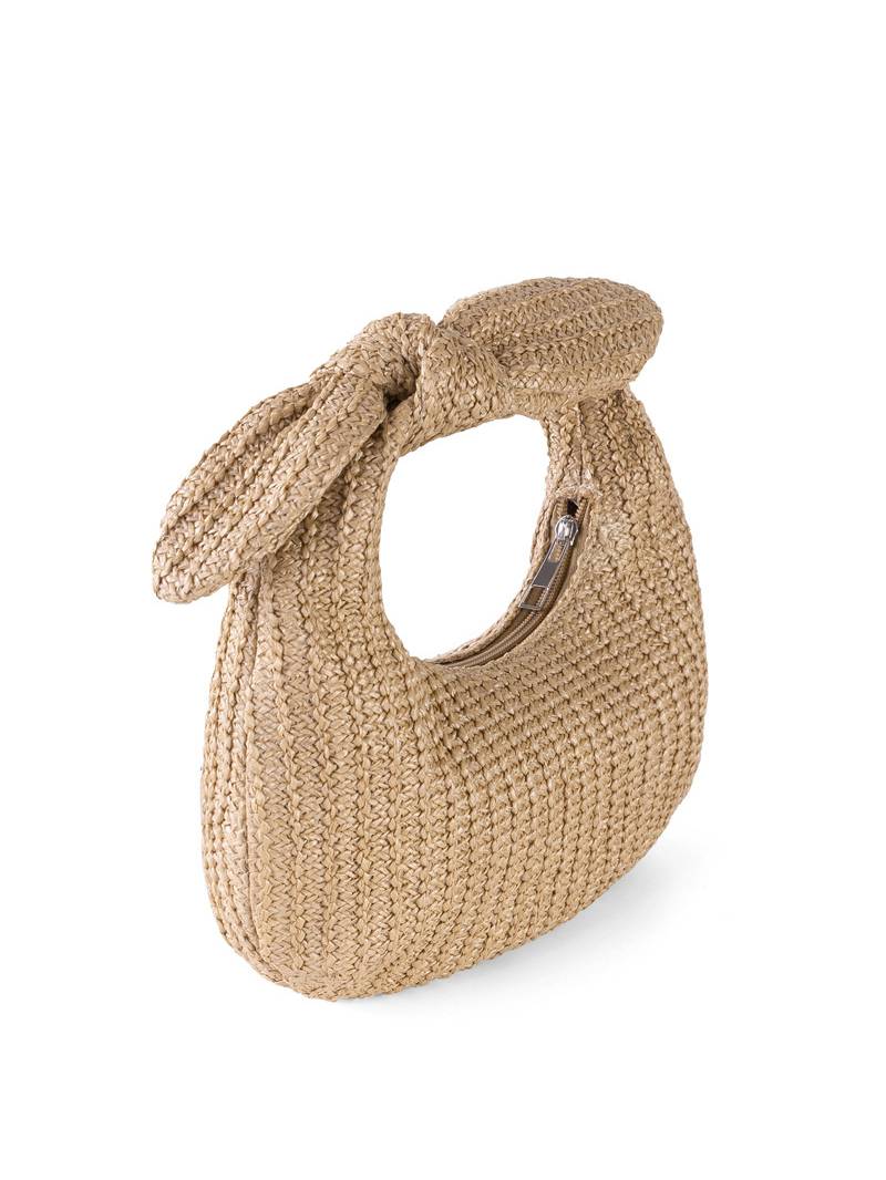 Bow Straw Bag