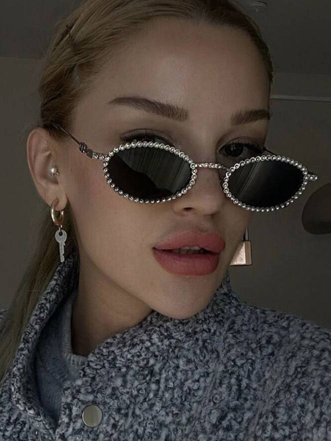 Vintage Rhinestone Sunglasses