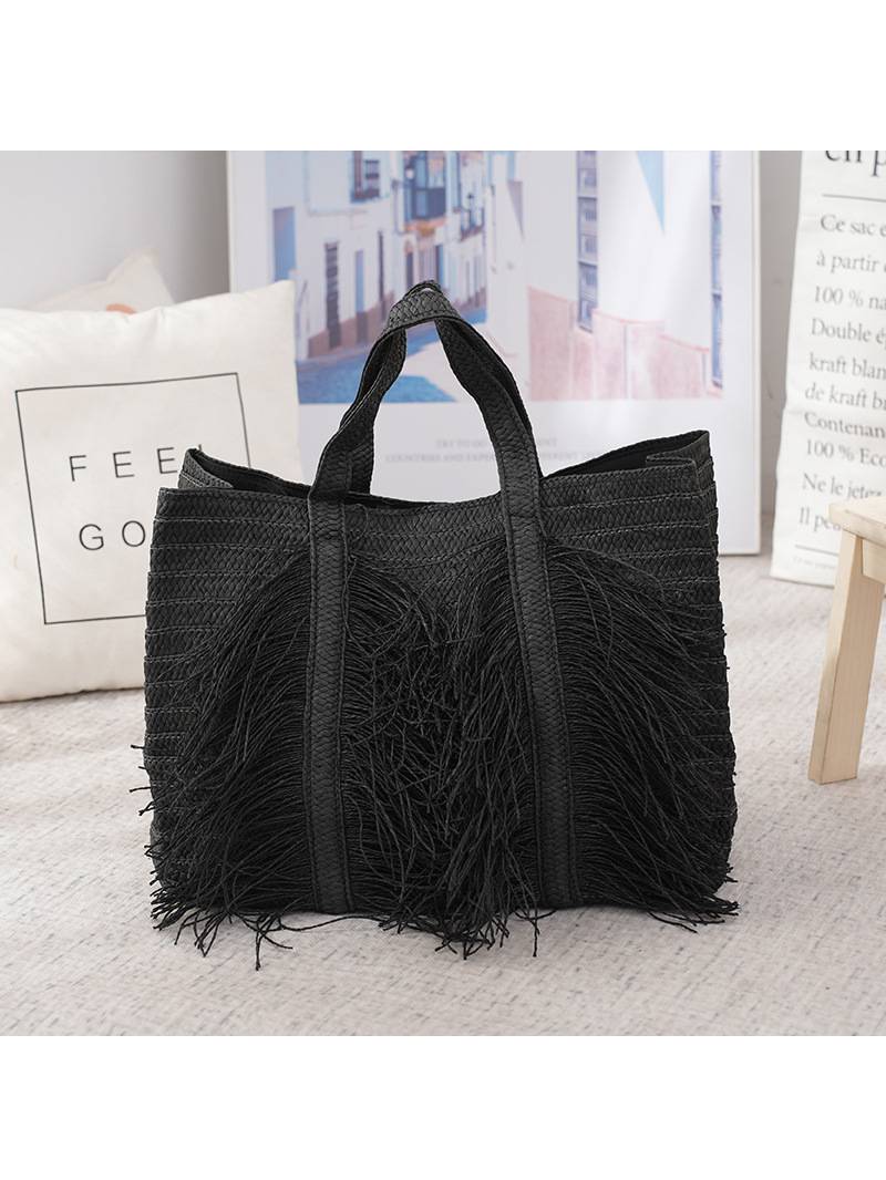 Tassel Straw Bag
