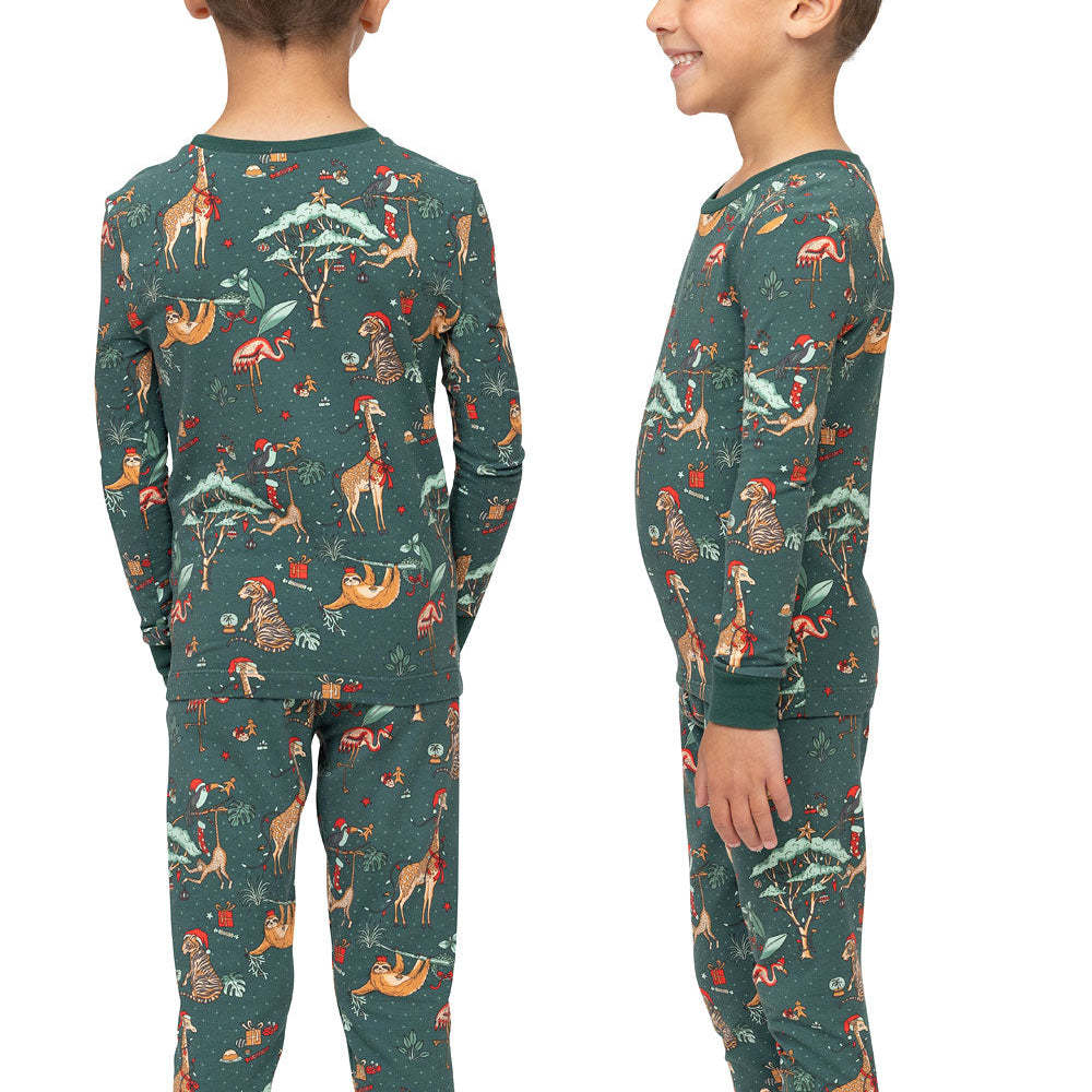 Christmas Cute Animals Fmalily Matching Pajamas Sets