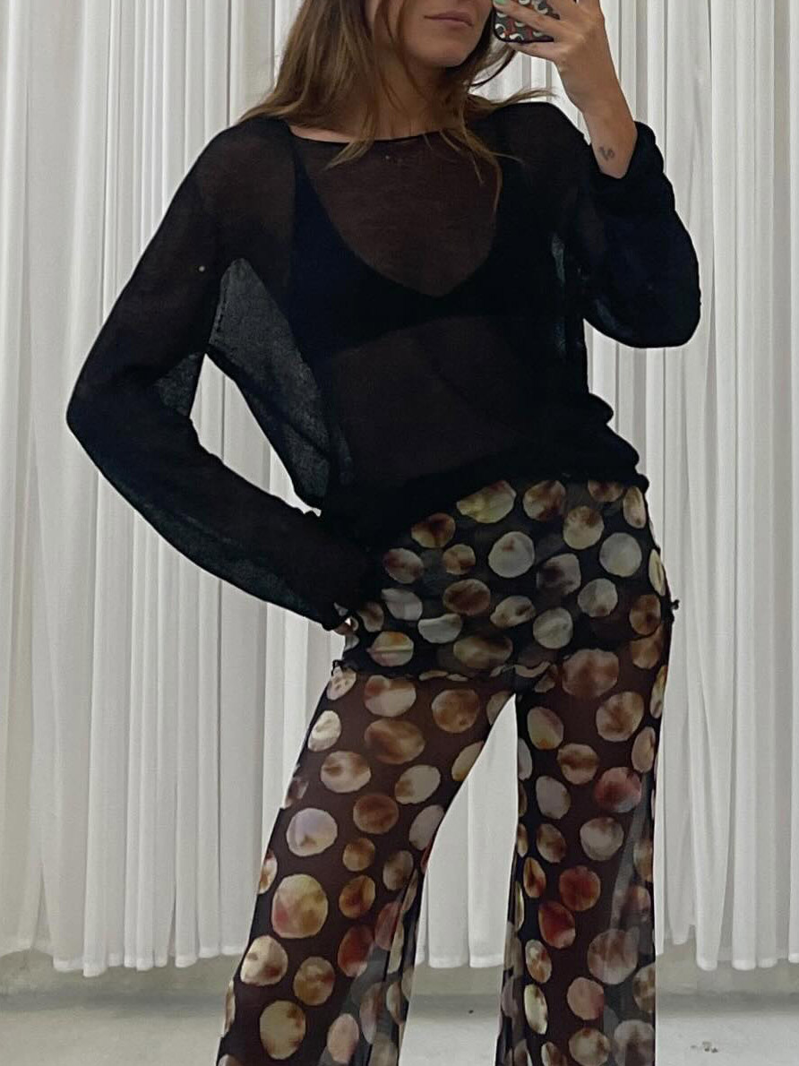 Exquisite Loose Long-sleeved Top