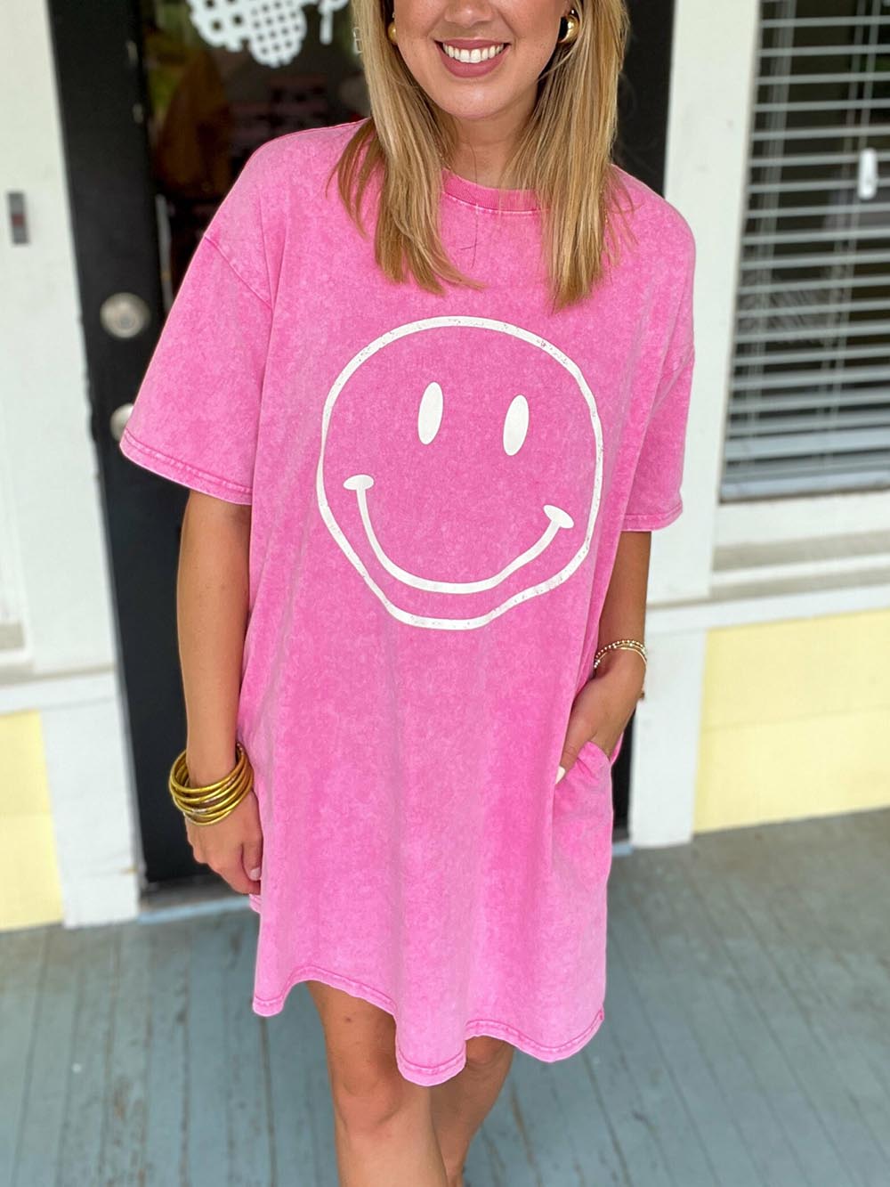 A Reason To Smile T-Shirt Dress