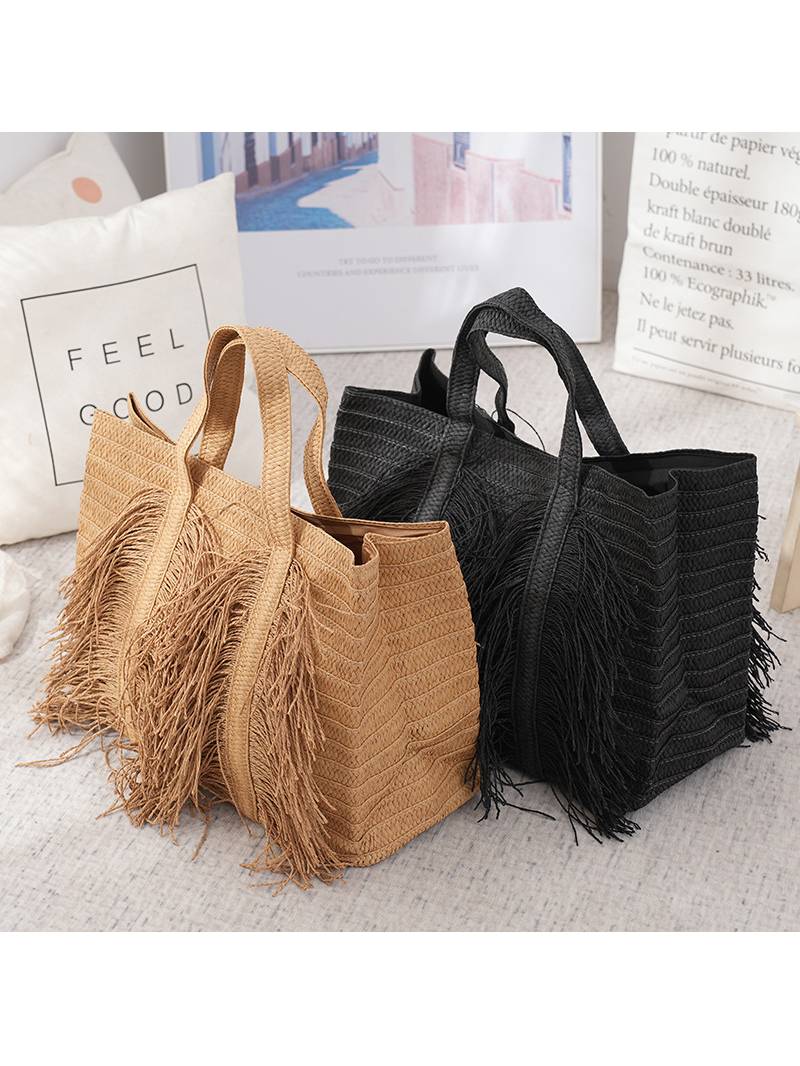 Tassel Straw Bag