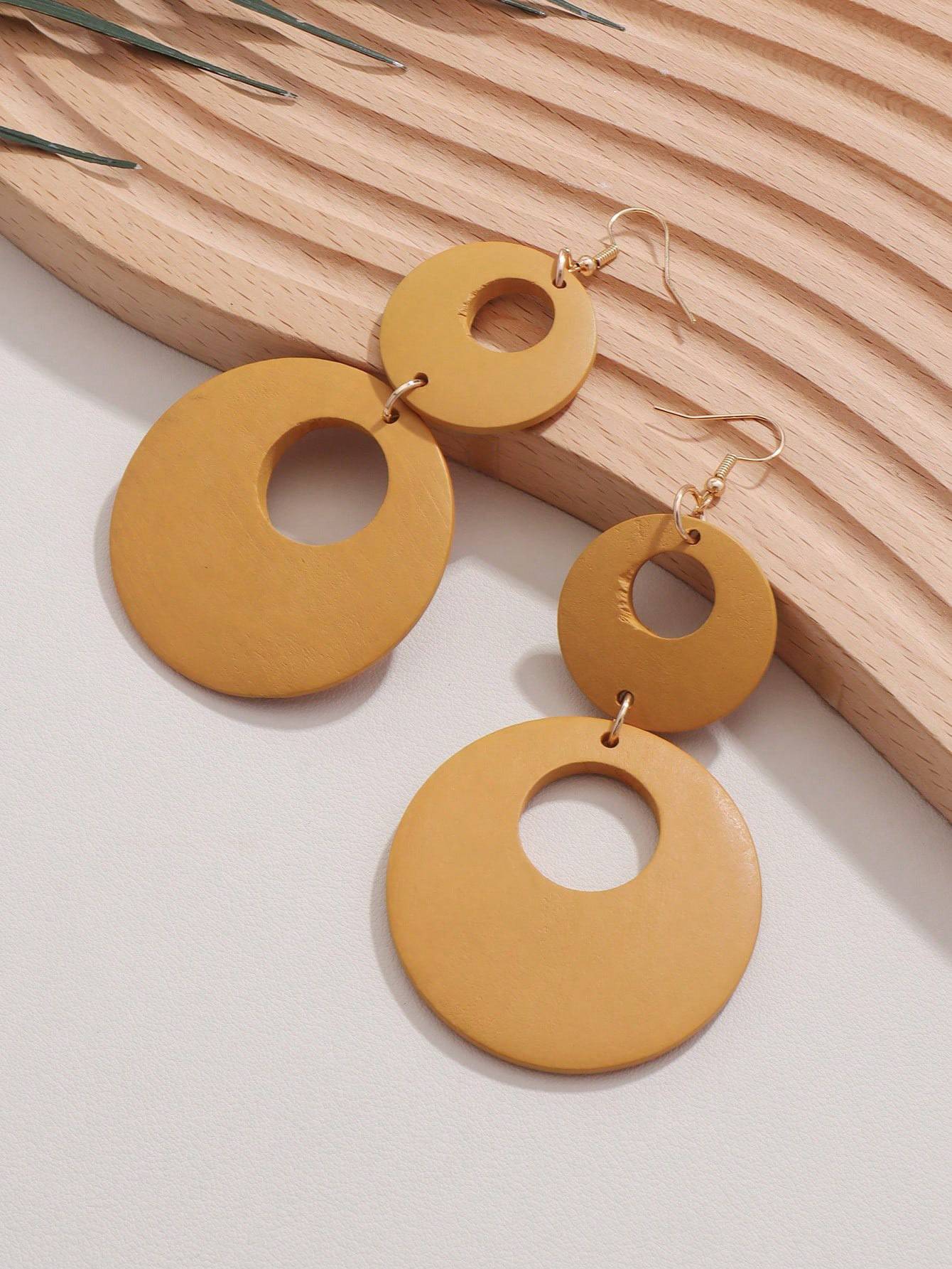 Bohemian Wooden Earrings