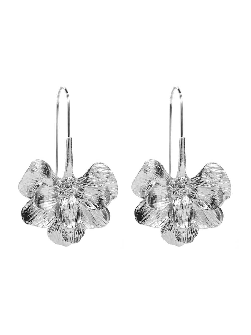 Flower Pendant Earrings