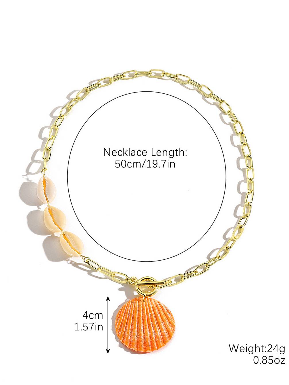 Vacation Style Shell Necklace