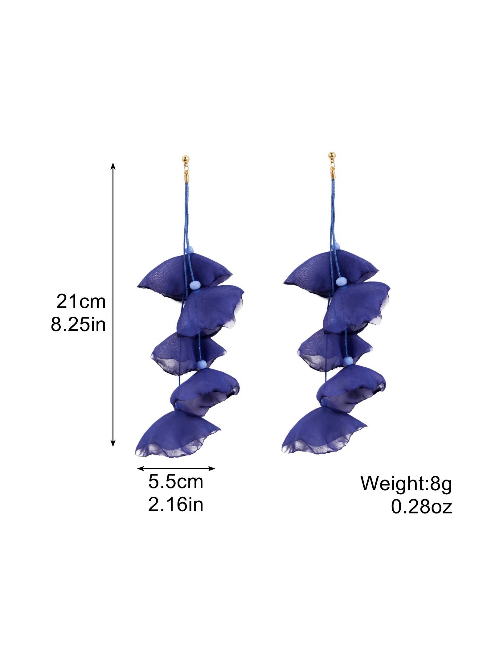 Petal Tassel Earrings