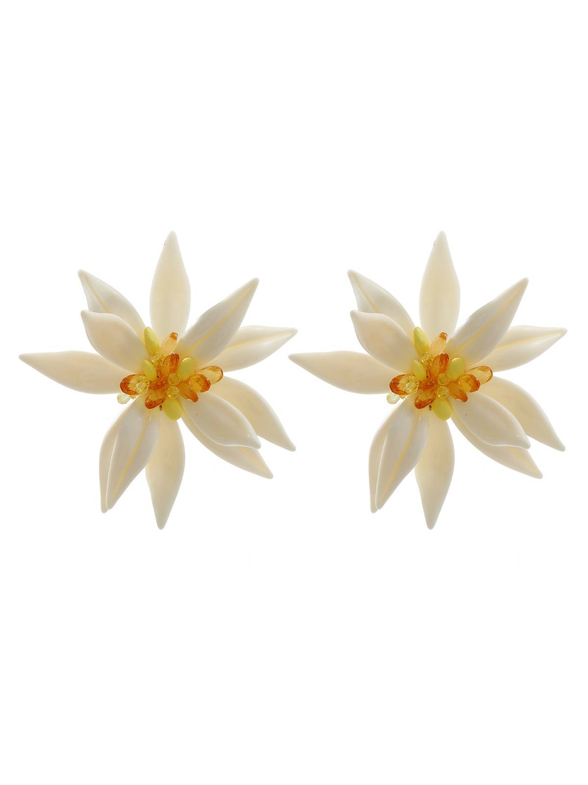 Flower Earrings Necklace Bracelet