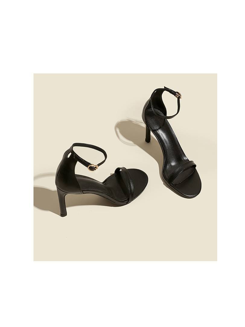 Simple One-strap High Heels