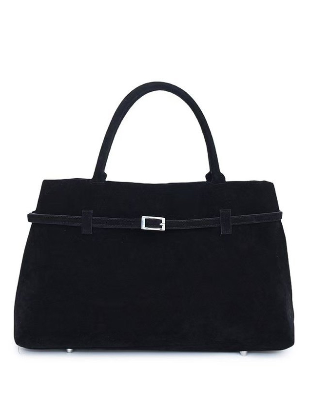 Vintage Nubuck Leather Tote Bag