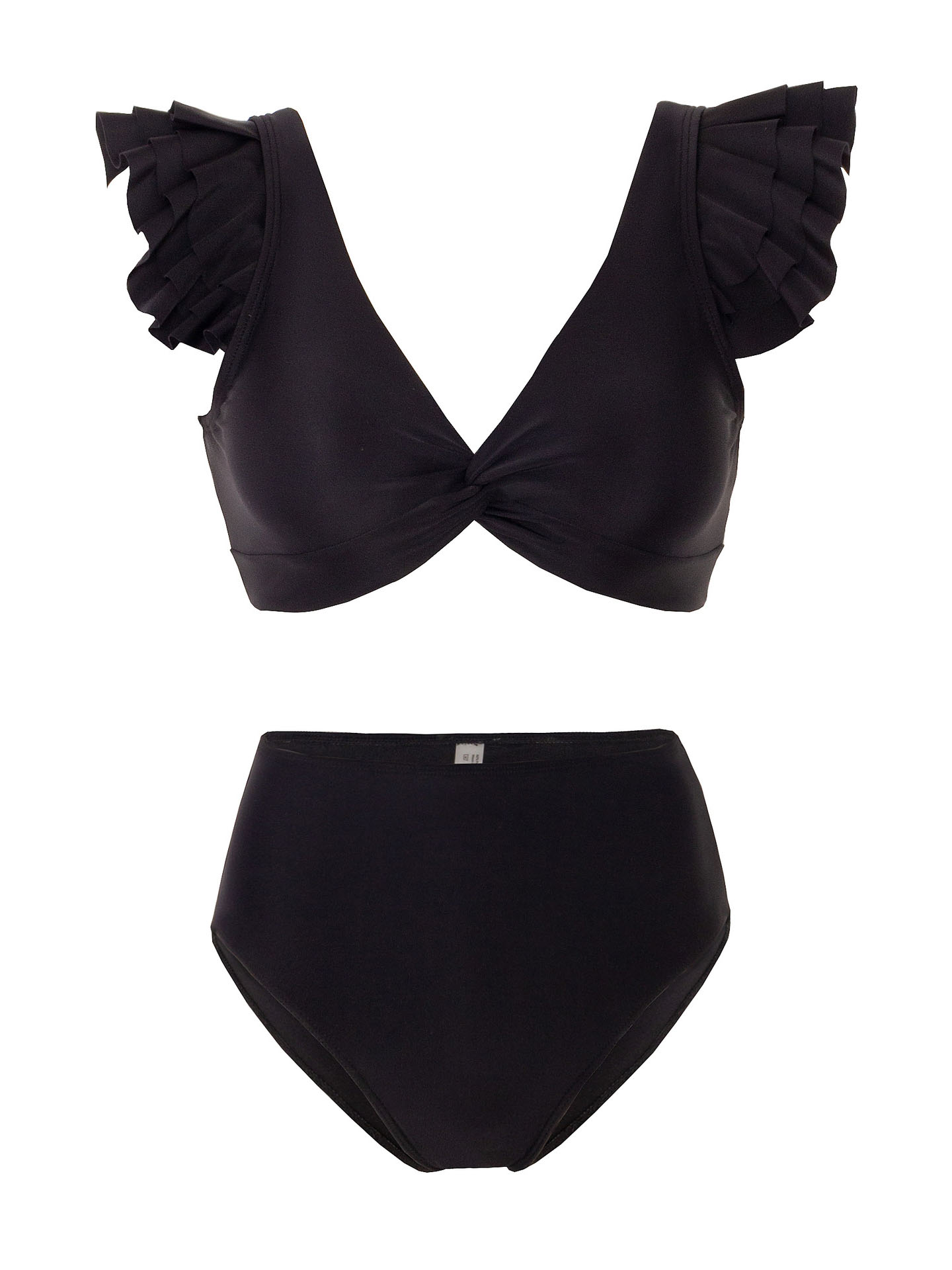 Exquisite Printed Lace Straps Three-piece Swimsuit