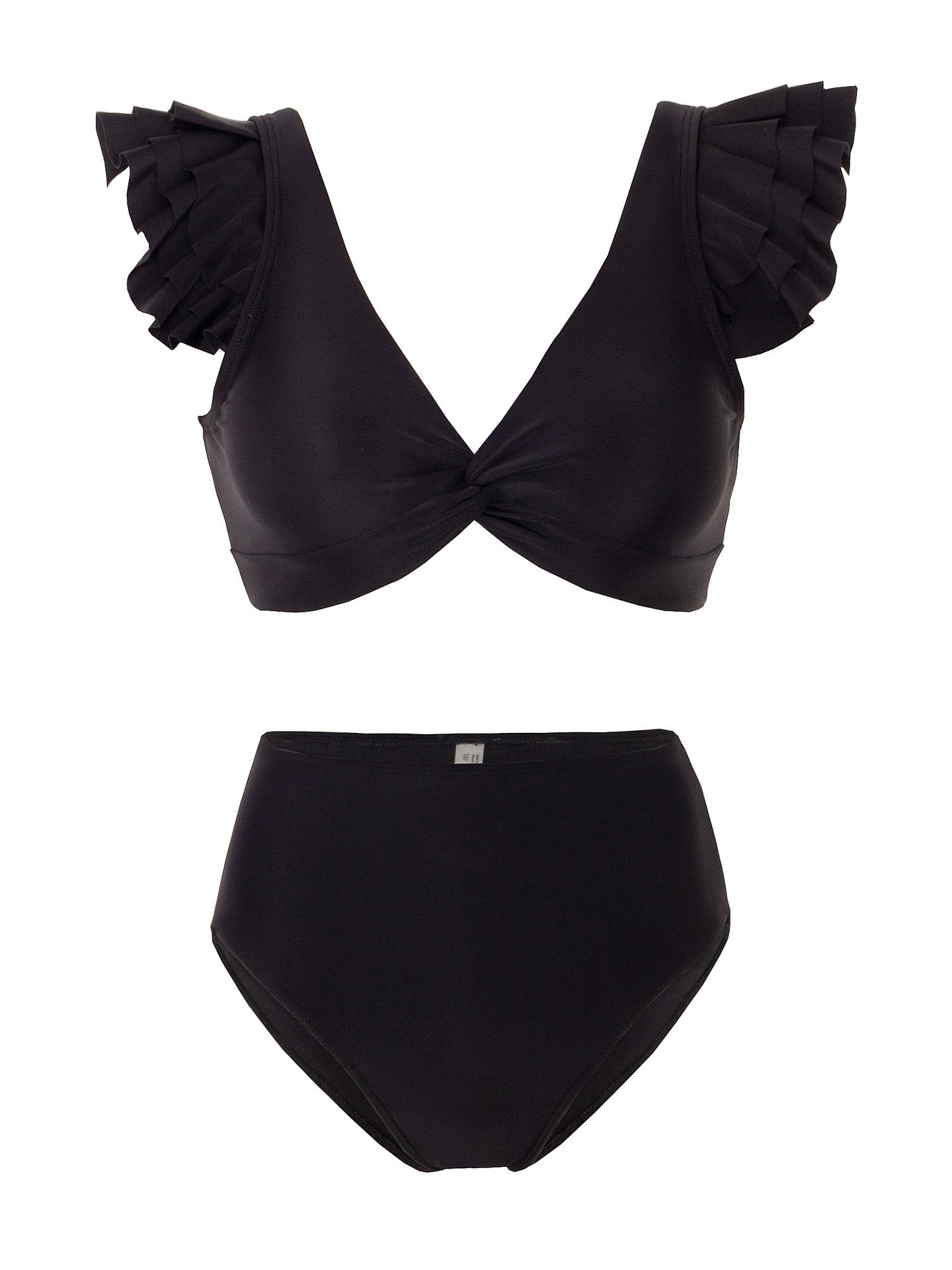 Exquisite Printed Lace Straps Three-piece Swimsuit