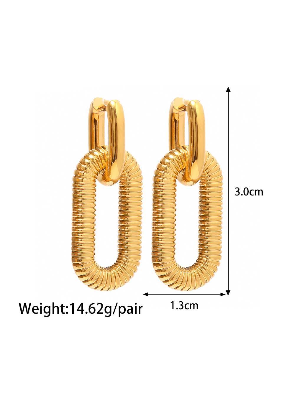 Minimalist Chain Earrings