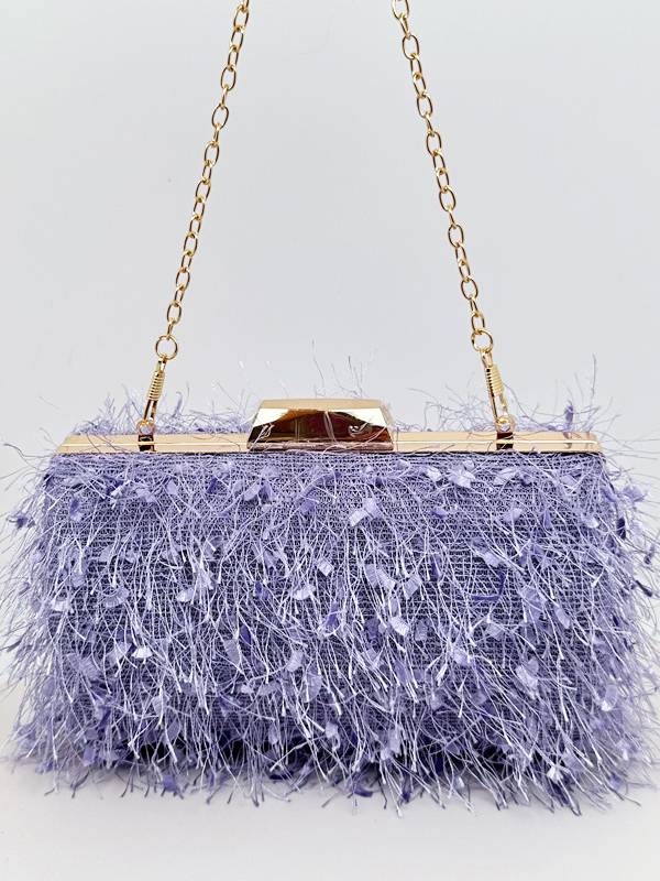 Tassel Clutch Chain Bag