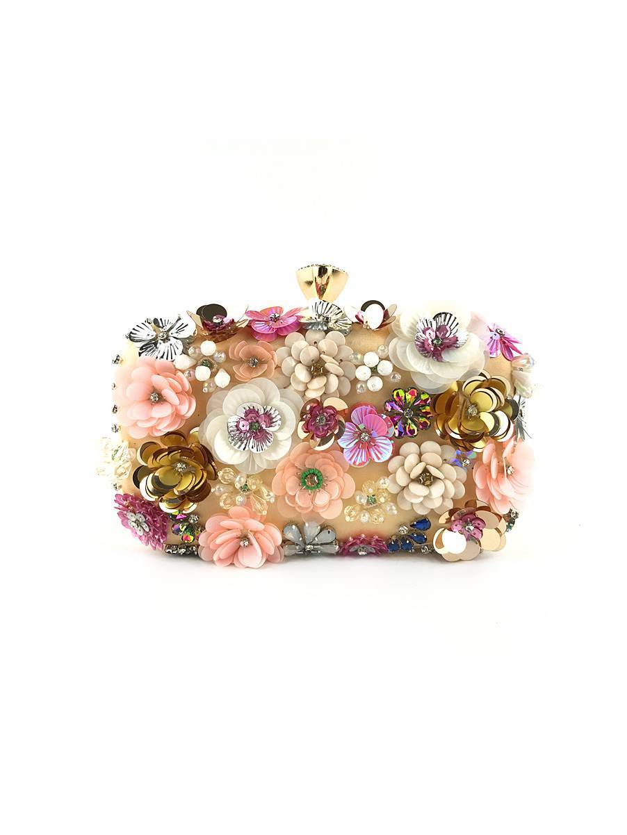 Three-dimensional Flower Handbag Chain Bag