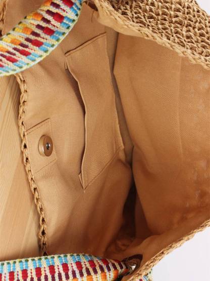 Vintage Bohemian Straw Bag
