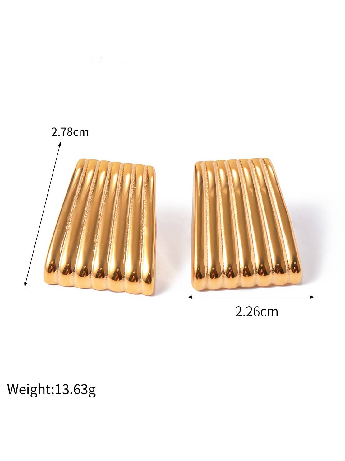 Minimalist Striped Earrings