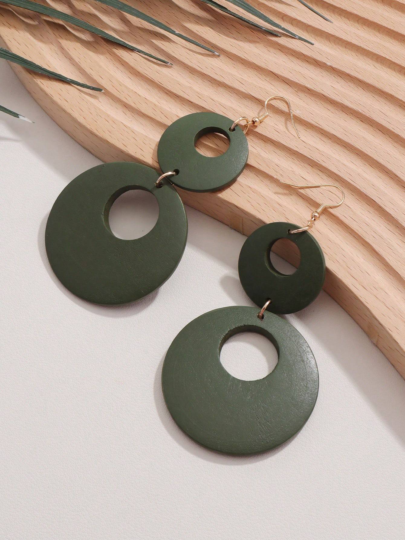 Bohemian Wooden Earrings