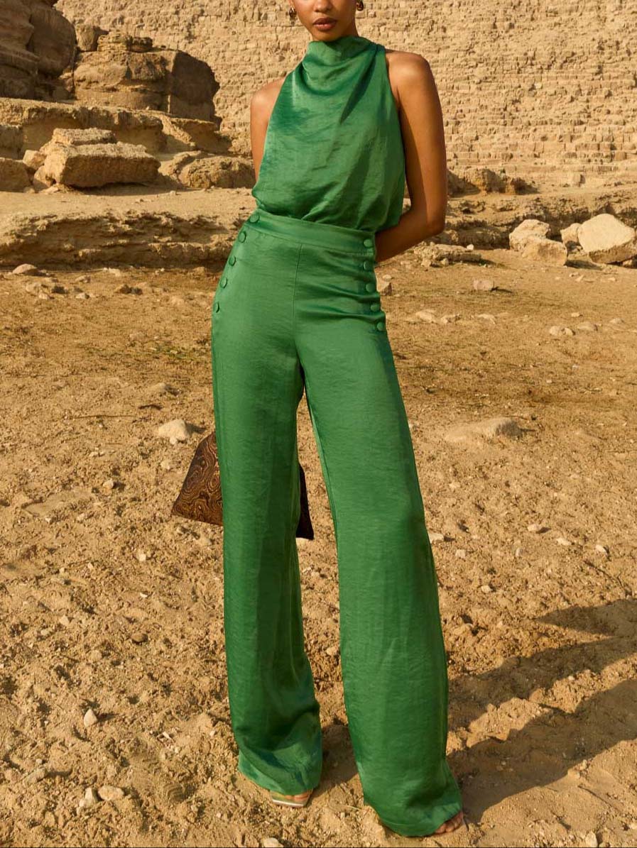 Fashionable Backless Top