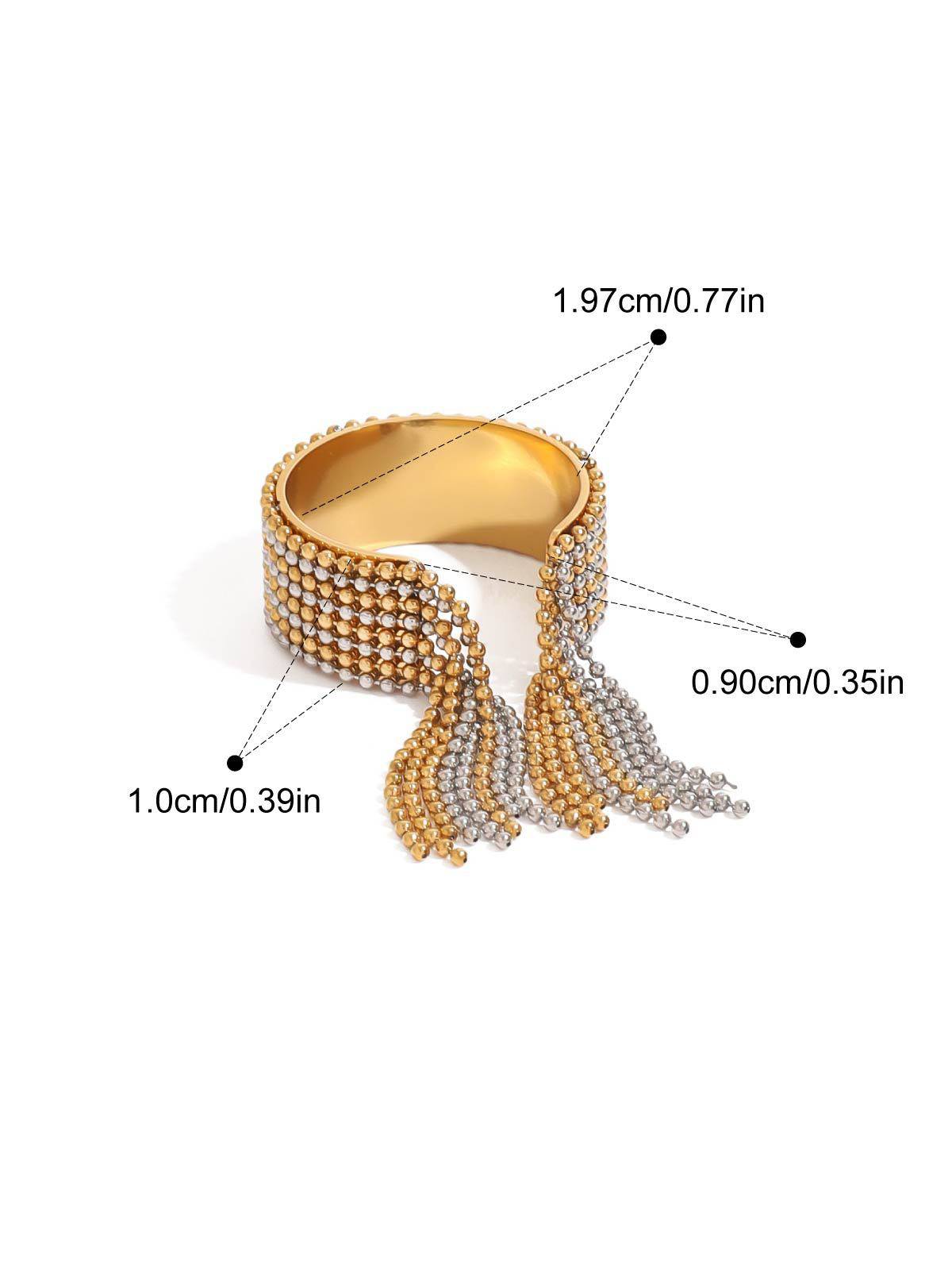 Light Luxury Tassel Ring