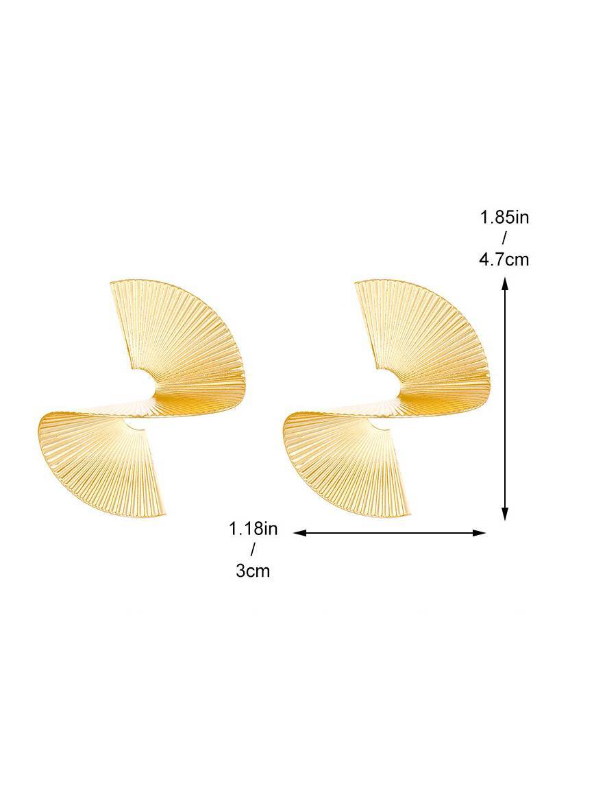 Irregular Fan-shaped Earrings