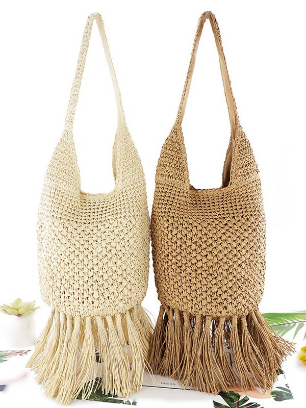 Tassel Straw Bag
