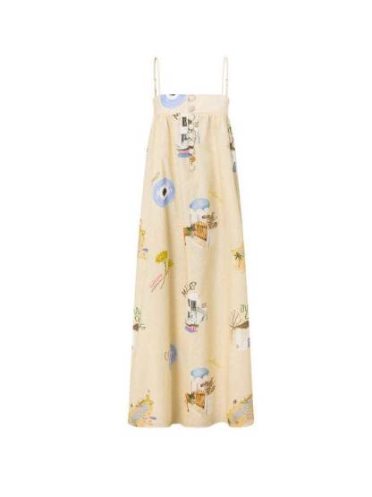 Sling Printed Maxi Dress