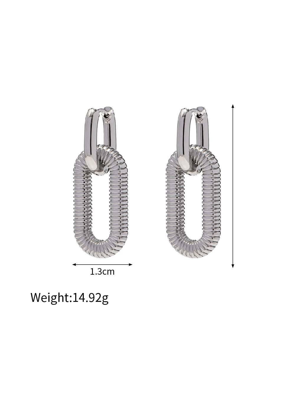 Minimalist Chain Earrings