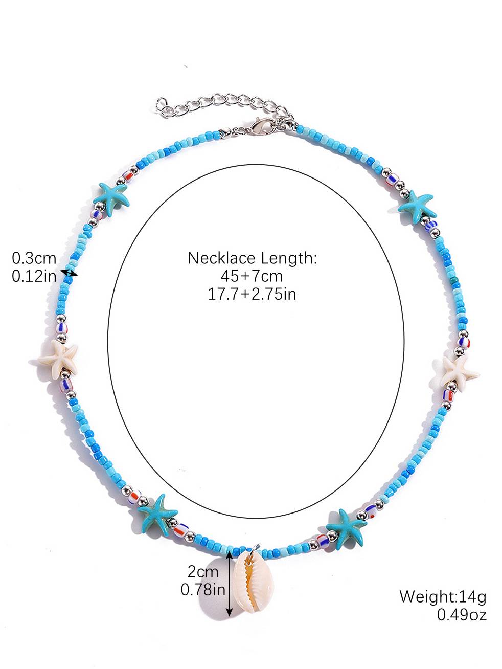 Vacation Style Shell Necklace