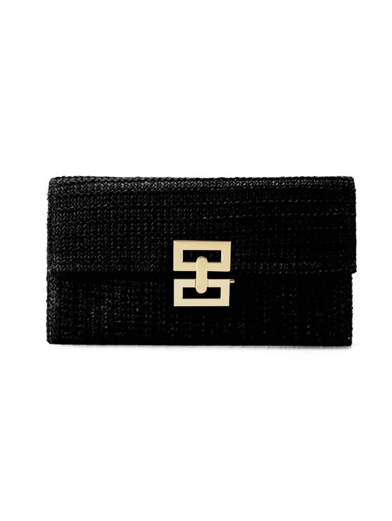 Straw Minimalist Clutch Chain Bag