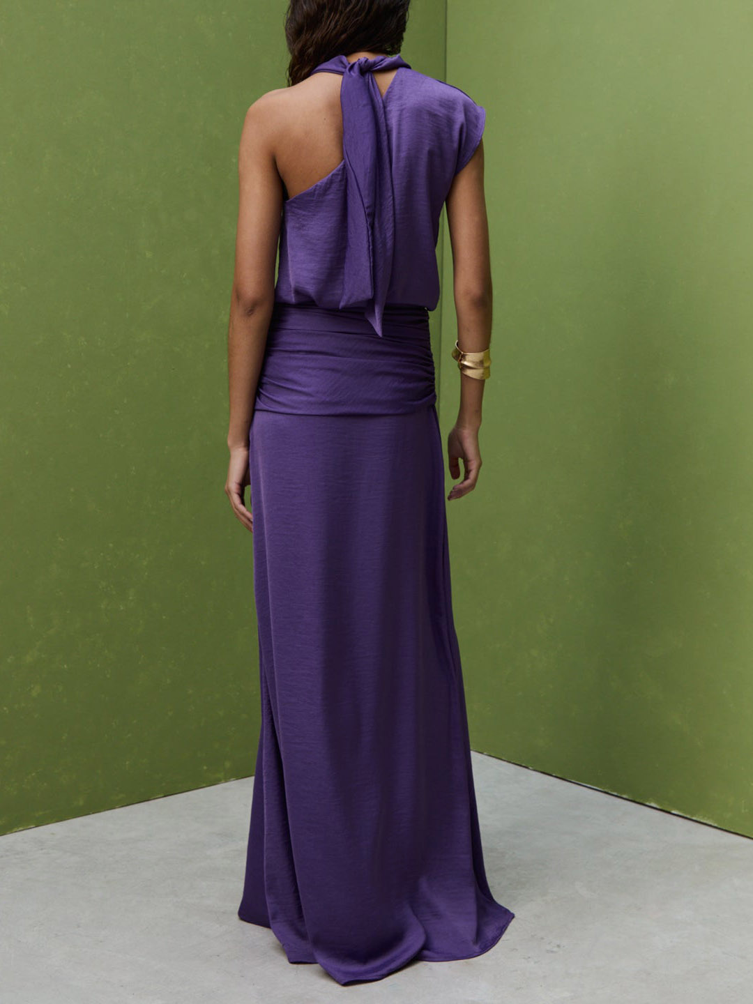 Unique Elegant Irregular Neckline Tank Top