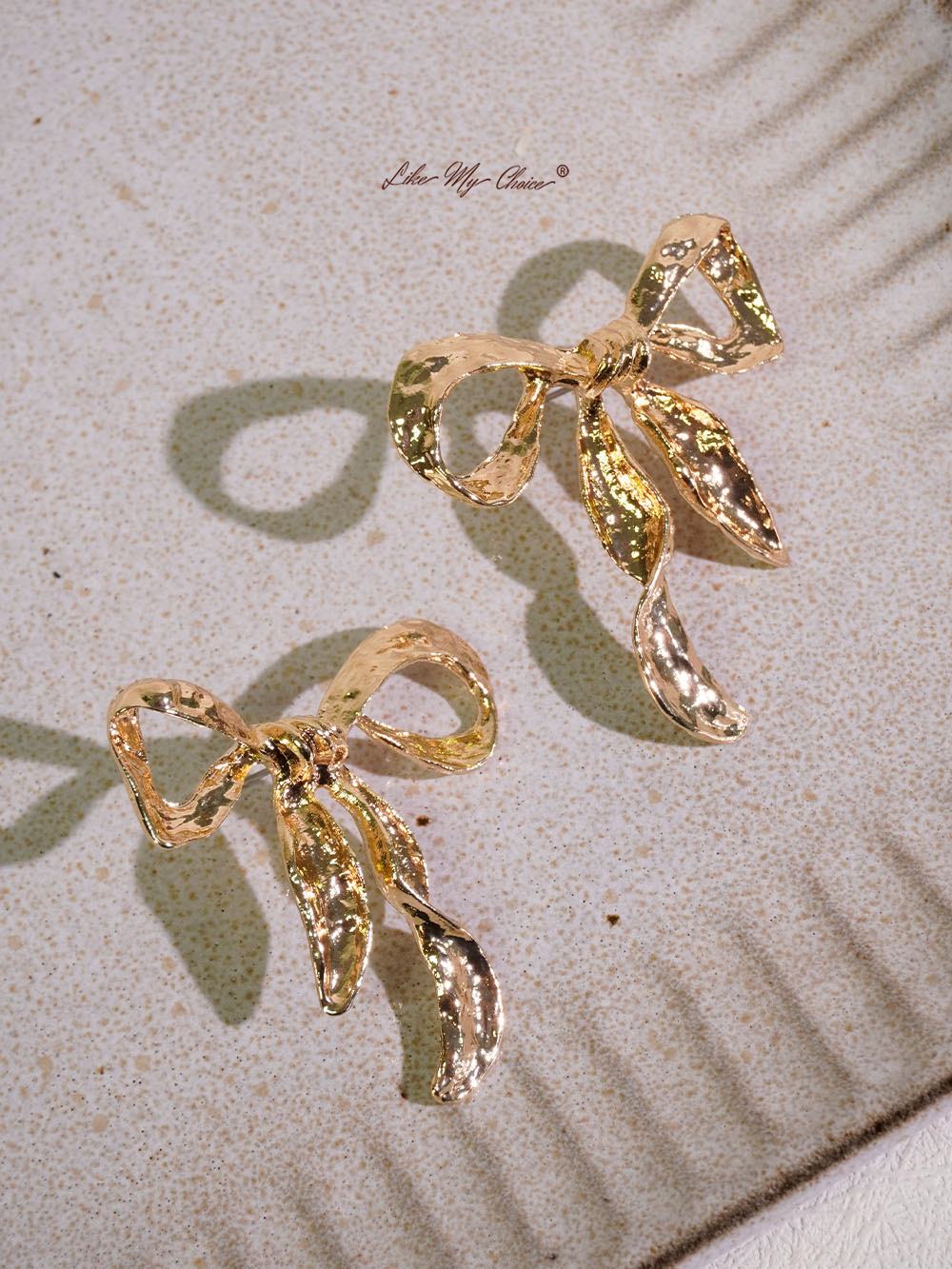 Retro Simple Bow Earrings