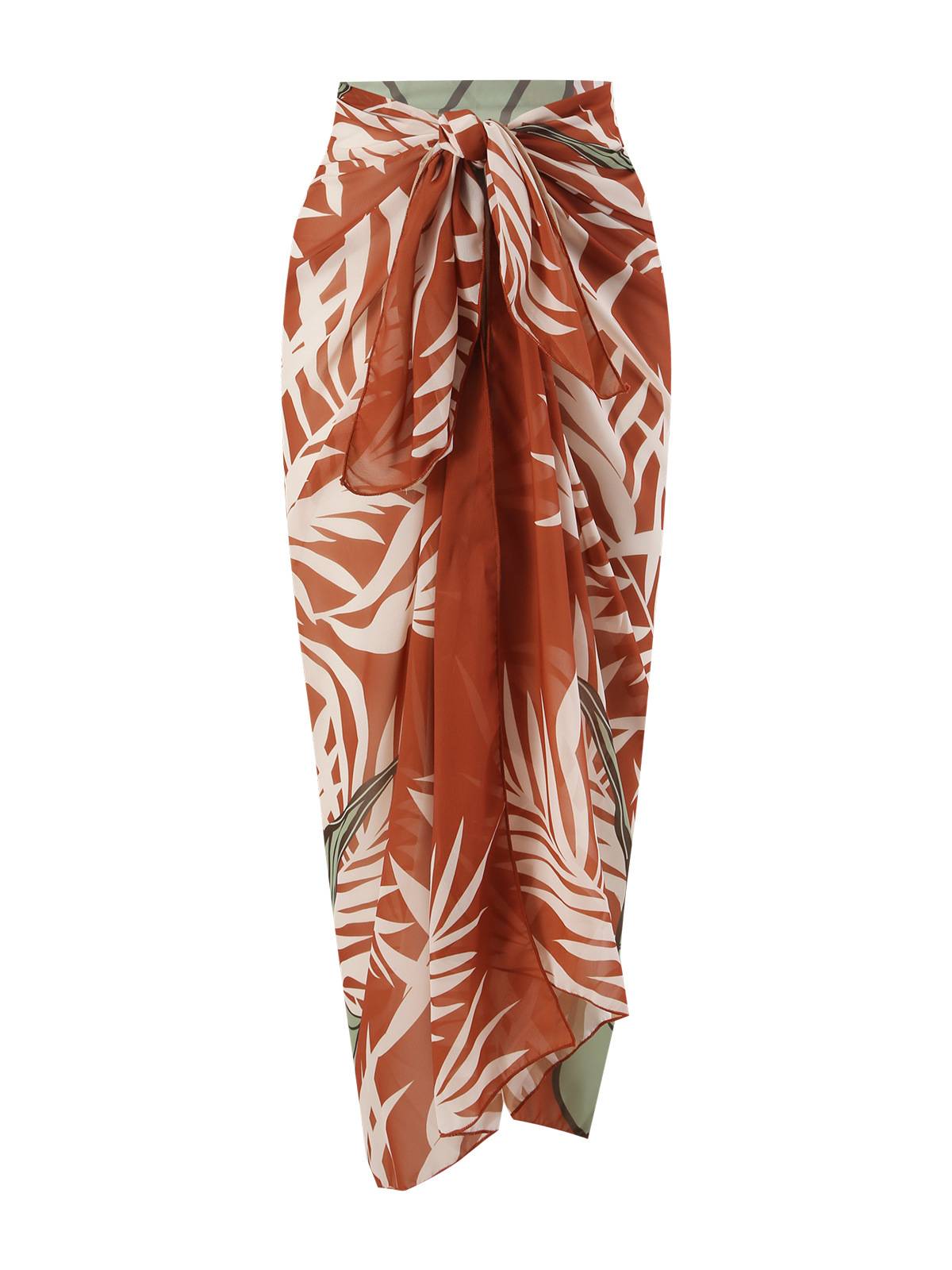 Printed Bikini Skirt