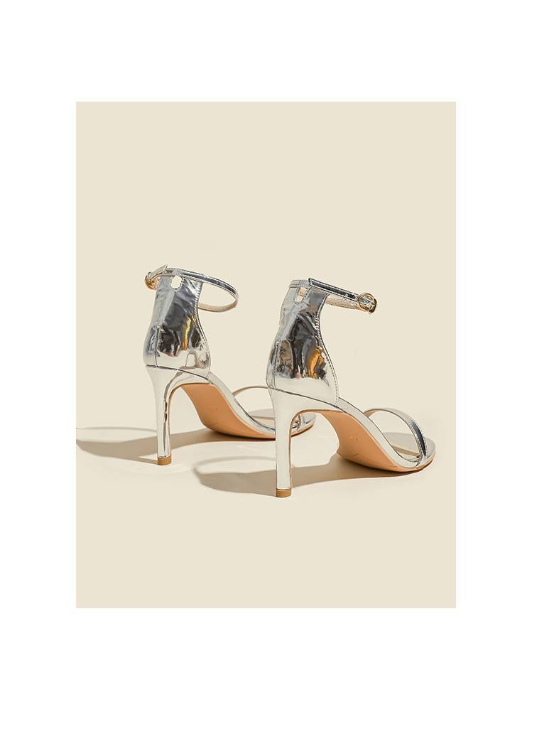 Simple One-strap High Heels