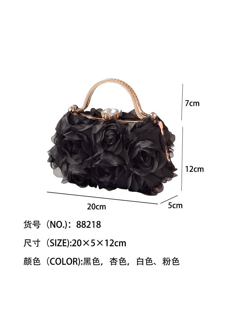Three-dimensional Flower Handbag