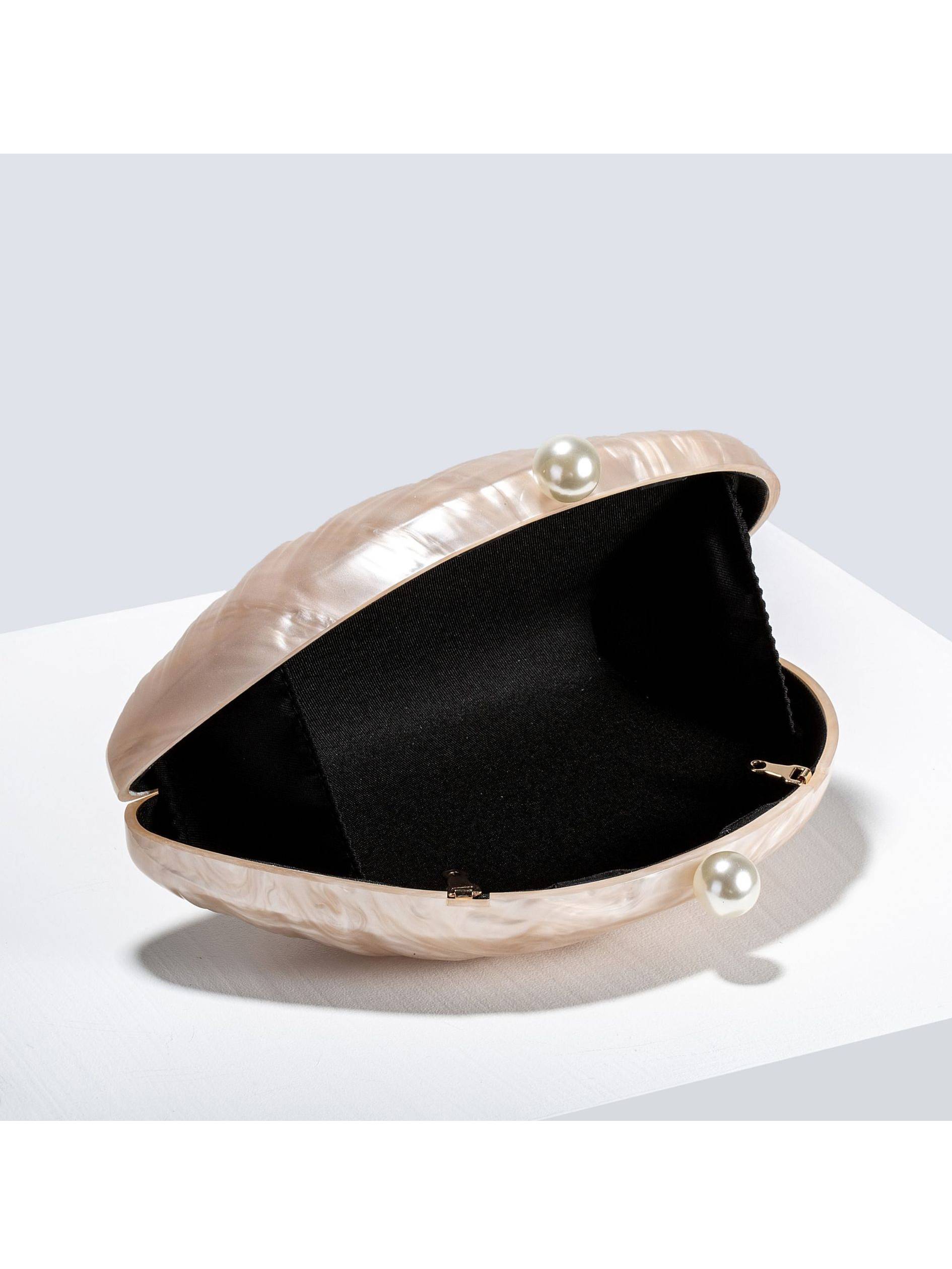 Shell Element Clutch Chain Bag