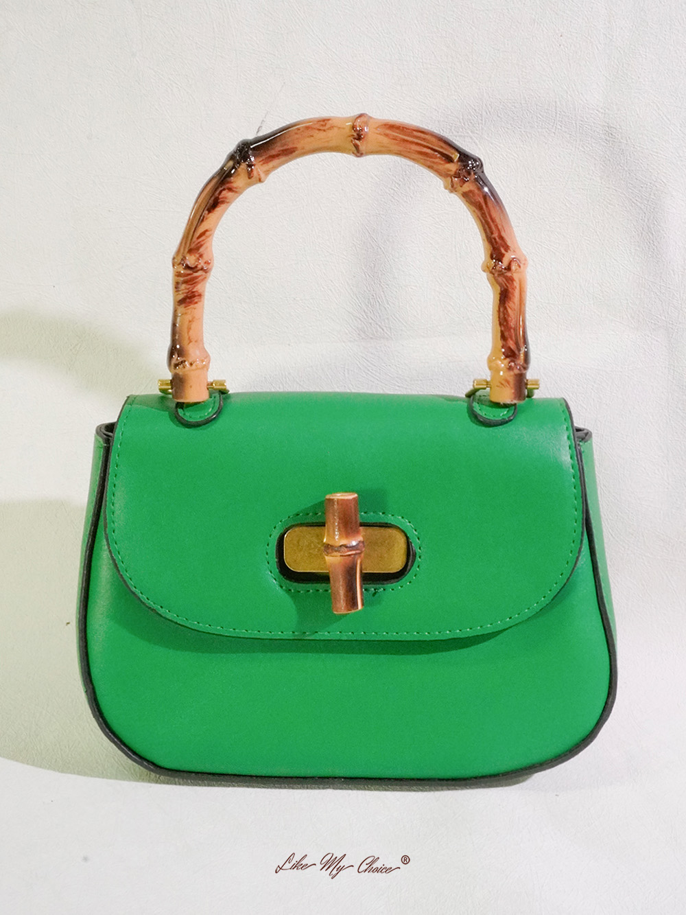 Retro Bamboo Shoulder Crossbody Handbag