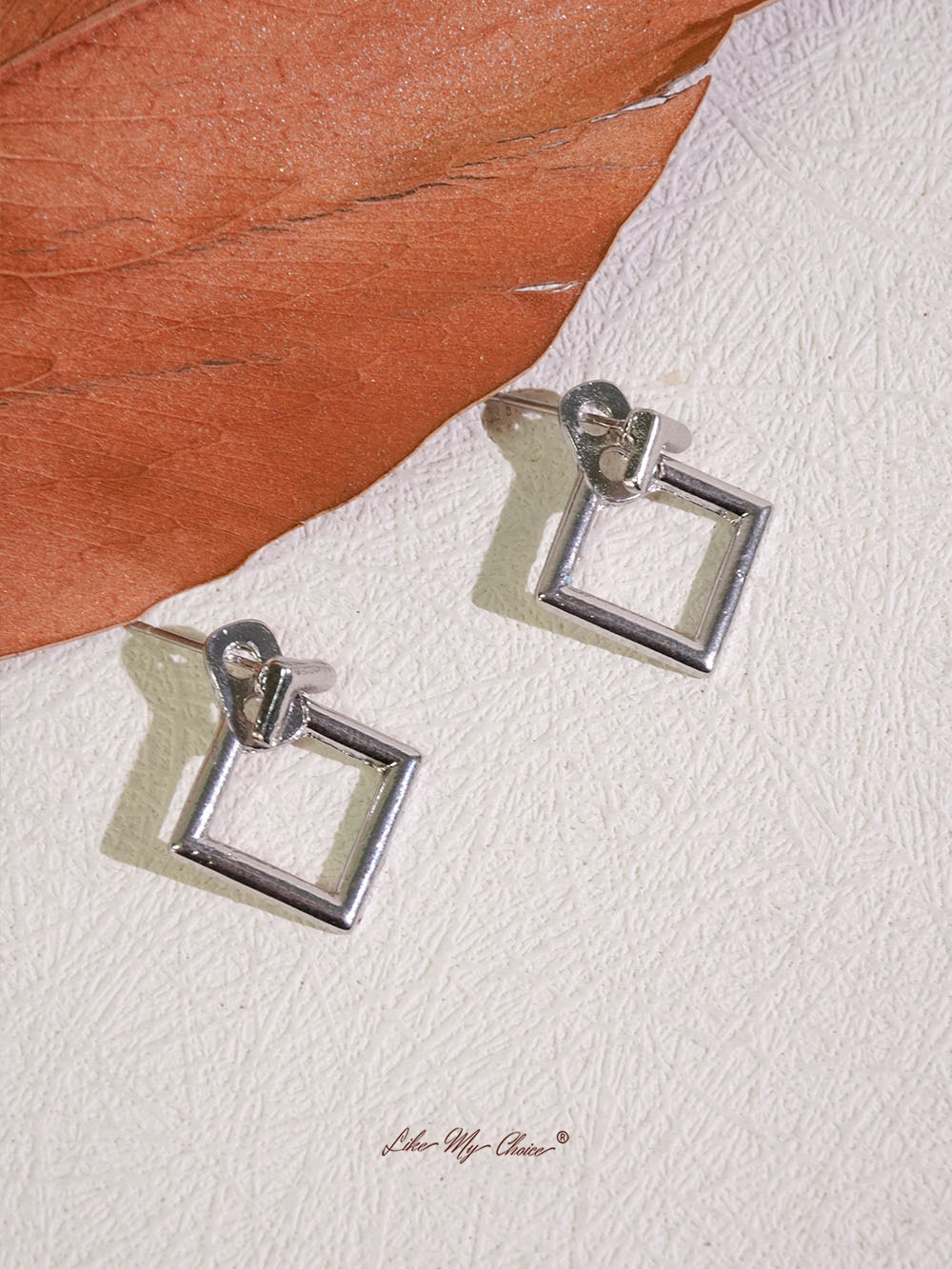 Trendy Cute Nickel Free  Square Stud Earrings